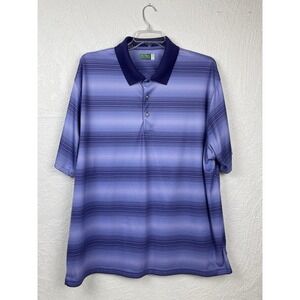Ben Hogan Polo Shirt Men's 3XL Golf Performance Short Sleeve Purple multi-color